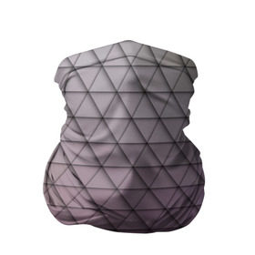 Бандана-труба 3D с принтом Кольчуга из треугольников в Тюмени, 100% полиэстер, ткань с особыми свойствами — Activecool | плотность 150‒180 г/м2; хорошо тянется, но сохраняет форму | абстракция | геометрия | текстура | узор