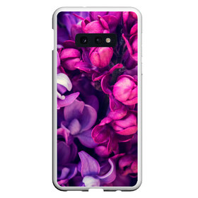 Чехол для Samsung S10E с принтом Тюльпановый сад в Тюмени, Силикон | Область печати: задняя сторона чехла, без боковых панелей | flower | краски | природа | розы | тюльпаны | цветы