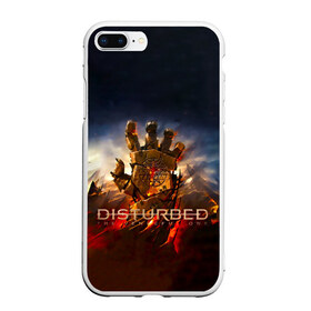 Чехол для iPhone 7Plus/8 Plus матовый с принтом Disturbed рука в Тюмени, Силикон | Область печати: задняя сторона чехла, без боковых панелей | disturbed | альтернативный | встревоженные | группа | джон мойер | дистёрбд | дэвид дрейман | дэн дониган | кулак | майк венгрен | метал | ню метал | нюметал | рука | хеви | хеви метал | хевиметал