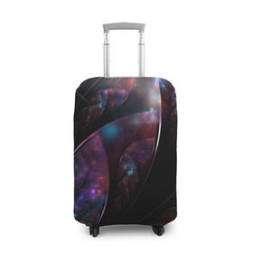 Чехол для чемодана 3D с принтом Фантастическая Абстракция в Тюмени, 86% полиэфир, 14% спандекс | двустороннее нанесение принта, прорези для ручек и колес | galaxy | planet | star | абстракция | галактика | звезды | космос | ночь | планеты | текстура