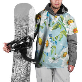 Накидка на куртку 3D с принтом Ромашки в Тюмени, 100% полиэстер |  | абстракция | геометрия | девушкам | красота | лето | листья | модные | осень | прикольные картинки | природа | растения | розы | ромашки | тренды | тюльпаны | узоры | цветы