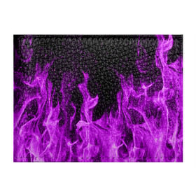 Обложка для студенческого билета с принтом Фиолетовый огонь в Тюмени, натуральная кожа | Размер: 11*8 см; Печать на всей внешней стороне | Тематика изображения на принте: лиловый | пламя | яркий