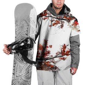 Накидка на куртку 3D с принтом САКУРА в Тюмени, 100% полиэстер |  | Тематика изображения на принте: blossom | flower | бабочки | весна | лето | природа | расцвет | цвет | цветение | цветковое растение | цветок