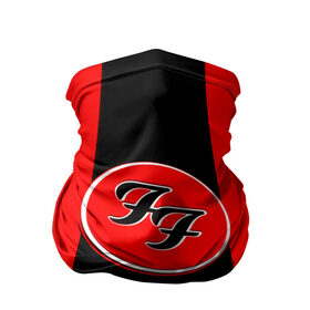 Бандана-труба 3D с принтом Foo Fighters в Тюмени, 100% полиэстер, ткань с особыми свойствами — Activecool | плотность 150‒180 г/м2; хорошо тянется, но сохраняет форму | 
