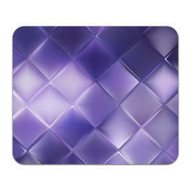 Коврик прямоугольный с принтом Фиолетовые грани в Тюмени, натуральный каучук | размер 230 х 185 мм; запечатка лицевой стороны | абстракция | геометрия | квадрат | текстура | фиолетовый
