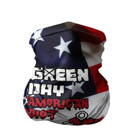 Бандана-труба 3D с принтом Green Day American Idiot в Тюмени, 100% полиэстер, ткань с особыми свойствами — Activecool | плотность 150‒180 г/м2; хорошо тянется, но сохраняет форму | american idiot | green day | альтернативный | билли джо армстронг | грин дей | группа | зелёный день | майк дёрнт | музыка | панк | поп | поппанк | рок | сша | тре кул | флаг