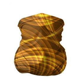 Бандана-труба 3D с принтом Золотые вихри в Тюмени, 100% полиэстер, ткань с особыми свойствами — Activecool | плотность 150‒180 г/м2; хорошо тянется, но сохраняет форму | gold | абстракция | вихрь | золото | золотой | текстура | узор