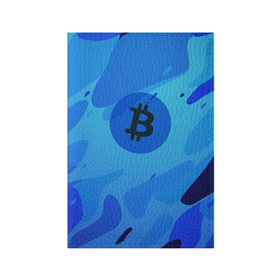 Обложка для паспорта матовая кожа с принтом Blue Sea Camo Bitcoin в Тюмени, натуральная матовая кожа | размер 19,3 х 13,7 см; прозрачные пластиковые крепления | blue | camo | camouflage | coin | crypto | currency | ethereum | litecoin | mining | token | биткоин | биток | камо | камуфляж | крипта | крипто | криптовалюта | лайткоин | майнинг | ферма | эфир