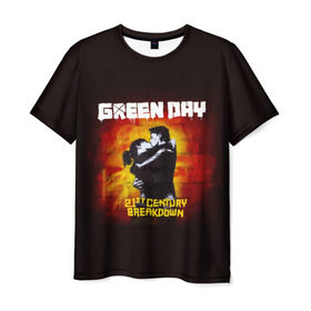 Мужская футболка 3D с принтом Поцелуй Green Day в Тюмени, 100% полиэфир | прямой крой, круглый вырез горловины, длина до линии бедер | american idiot | green day | альтернативный | билли джо армстронг | грин дей | группа | зелёный день | майк дёрнт | музыка | панк | поп | поппанк | поцелуй | рок | стена | тре кул