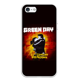 Чехол для iPhone 5/5S матовый с принтом Поцелуй Green Day в Тюмени, Силикон | Область печати: задняя сторона чехла, без боковых панелей | american idiot | green day | альтернативный | билли джо армстронг | грин дей | группа | зелёный день | майк дёрнт | музыка | панк | поп | поппанк | поцелуй | рок | стена | тре кул