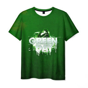Мужская футболка 3D с принтом Зелень Green Day в Тюмени, 100% полиэфир | прямой крой, круглый вырез горловины, длина до линии бедер | american idiot | green day | альтернативный | билли джо армстронг | грин дей | группа | зелёный день | майк дёрнт | музыка | панк | поп | поппанк | поцелуй | рок | тре кул