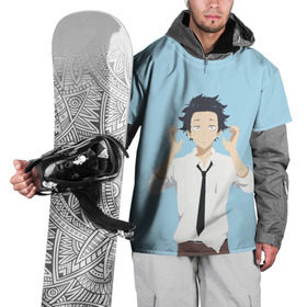 Накидка на куртку 3D с принтом Форма голоса Koe no katachi в Тюмени, 100% полиэстер |  | Тематика изображения на принте: anime | koe no katachi | shouya ishida | аниме | анимэ | голос | форма голоса | шоя ишида