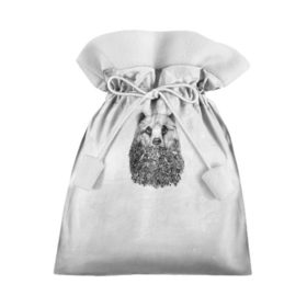 Подарочный 3D мешок с принтом Лесной Медведь в Тюмени, 100% полиэстер | Размер: 29*39 см | грибы | деревья | лес | лето | листья | мишка | осень | серый | хвоя | цветы | шишки | ягоды