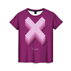 Женская футболка 3D с принтом The XX в Тюмени, 100% полиэфир ( синтетическое хлопкоподобное полотно) | прямой крой, круглый вырез горловины, длина до линии бедер | the xx | xx | инди поп