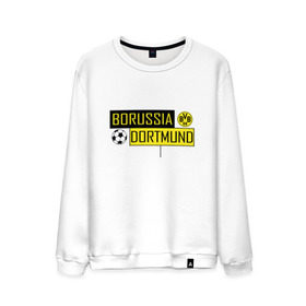 Мужской свитшот хлопок с принтом Borussia Dortmund - New Design 2018 в Тюмени, 100% хлопок |  | боруссия дортмунд