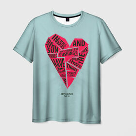 Мужская футболка 3D с принтом The XX в Тюмени, 100% полиэфир | прямой крой, круглый вырез горловины, длина до линии бедер | the xx | xx | инди поп