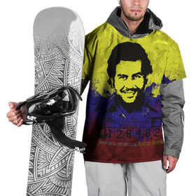 Накидка на куртку 3D с принтом Пабло Эскобар в Тюмени, 100% полиэстер |  | Тематика изображения на принте: колумбия | пабло | эскобар