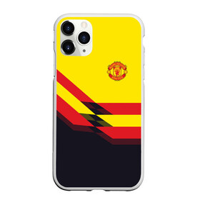 Чехол для iPhone 11 Pro Max матовый с принтом Manchester United #5 в Тюмени, Силикон |  | манчестер юнайтед | эмблема