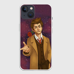 Чехол для iPhone 13 с принтом 10 Доктор в Тюмени,  |  | doctor who | tardis | доктор кто | тардис