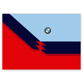 Поздравительная открытка с принтом Бмв | Bmw 2018 Red and Blue в Тюмени, 100% бумага | плотность бумаги 280 г/м2, матовая, на обратной стороне линовка и место для марки
 | bmw | автомобиль | автомобильные | бмв | лучшие | марка | машины | мужчинам | тренд | фанат | флаг