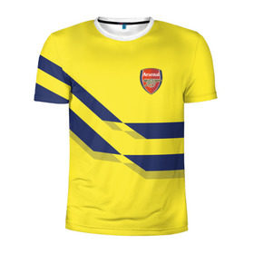 Мужская футболка 3D спортивная с принтом Арсенал / FC Arsenal 2018 #2 в Тюмени, 100% полиэстер с улучшенными характеристиками | приталенный силуэт, круглая горловина, широкие плечи, сужается к линии бедра | fc | fc arsenal | fly emirates | ronaldo | абстракция | арсенал | геометрия | зож | клуб | линии | мода | модные | мяч | реал | спорт | спортивные | стиль | тренды | футбол | футбольный клуб | экстрим | эмблема
