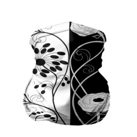 Бандана-труба 3D с принтом Мак в Тюмени, 100% полиэстер, ткань с особыми свойствами — Activecool | плотность 150‒180 г/м2; хорошо тянется, но сохраняет форму | blossom | flower | garden stuff | green stuff | бабочки | узор | цветочный орнамент | цветы | цеточный узор