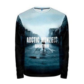 Мужской лонгслив 3D с принтом Arctic Monkeys brainstorm в Тюмени, 100% полиэстер | длинные рукава, круглый вырез горловины, полуприлегающий силуэт | алекс тёрнер | арктик | арктические мартышки | гаражный | группа | джейми кук | инди рок | манкис | музыка | мэтт хелдер | ник о мэлли | обезьяна | постпанк ривайвл | психоделический | рок