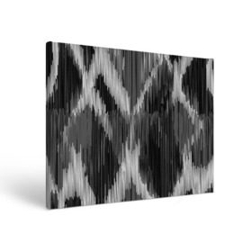 Холст прямоугольный с принтом Черно-белая штриховка в Тюмени, 100% ПВХ |  | watercolor | абстракция красок | акварель | брызги красок | краска | потертость красок