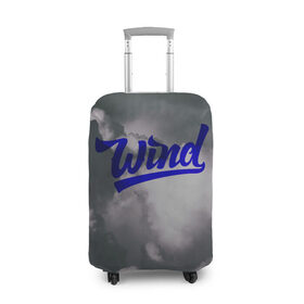 Чехол для чемодана 3D с принтом Wind в Тюмени, 86% полиэфир, 14% спандекс | двустороннее нанесение принта, прорези для ручек и колес | haven | wind | белый | ветер | мода | модные | надписи | небо | облака | прикольные надписи | слово | текстура | тренды | тучи | фразы | черный