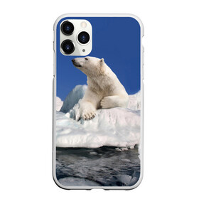 Чехол для iPhone 11 Pro Max матовый с принтом Арктика в Тюмени, Силикон |  | animals | bear | ice | nature | polar bear | power | travel | белый медведь | животные | лёд | медведь | природа | путешествия | сила | снег