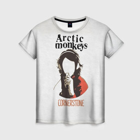 Женская футболка 3D с принтом Arctic Monkeys cornerstone в Тюмени, 100% полиэфир ( синтетическое хлопкоподобное полотно) | прямой крой, круглый вырез горловины, длина до линии бедер | алекс тёрнер | арктик | арктические мартышки | гаражный | группа | джейми кук | инди рок | манкис | музыка | мэтт хелдер | ник о мэлли | обезьяна | постпанк ривайвл | психоделический | рок