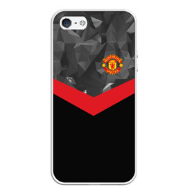 Чехол для iPhone 5/5S матовый с принтом Manchester United 2018 #14 в Тюмени, Силикон | Область печати: задняя сторона чехла, без боковых панелей | emirates | fc | manchester united | абстракция | геометрия | зож | клуб | линии | манчестер юнайтед | модные | мяч | россии | спорт | спортивные | стиль | тренды | футбол | футбольный клуб | экстрим | эмблема