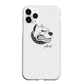 Чехол для iPhone 11 Pro матовый с принтом Pitbull в Тюмени, Силикон |  | dog | питбуль | порода | рисунок | собака
