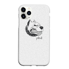 Чехол для iPhone 11 Pro Max матовый с принтом Pitbull в Тюмени, Силикон |  | dog | питбуль | порода | рисунок | собака