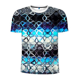 Мужская футболка 3D спортивная с принтом frost psychedelic в Тюмени, 100% полиэстер с улучшенными характеристиками | приталенный силуэт, круглая горловина, широкие плечи, сужается к линии бедра | Тематика изображения на принте: 