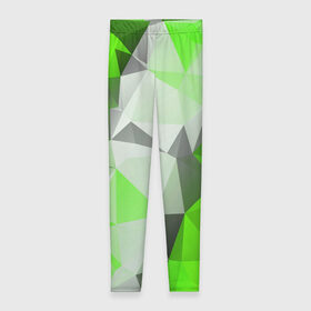 Леггинсы 3D с принтом Sport Abstract 2018 Green в Тюмени, 80% полиэстер, 20% эластан | Эластичный пояс, зауженные к низу, низкая посадка | абстракция | геометрия | желтый | краски | линии | мода | модные | пирамиды | полосы | серый | тренды | треугольники | узоры | фигуры | цвет