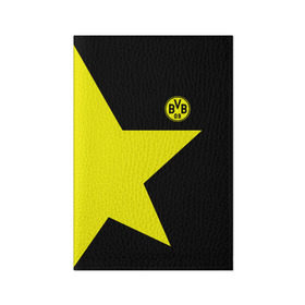 Обложка для паспорта матовая кожа с принтом FC Borussia Dortmund 2018 в Тюмени, натуральная матовая кожа | размер 19,3 х 13,7 см; прозрачные пластиковые крепления | Тематика изображения на принте: боруссия | дортмунд