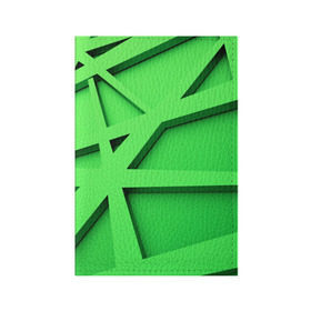 Обложка для паспорта матовая кожа с принтом Кислотная абстракция в Тюмени, натуральная матовая кожа | размер 19,3 х 13,7 см; прозрачные пластиковые крепления | abstraction | geometry | абстракция | геометрия | грани | линии | полигоны | треугольники