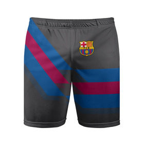 Мужские шорты 3D спортивные с принтом FC Barcelona #7 в Тюмени,  |  | fcb | барселона | геометрия | футбольный клуб