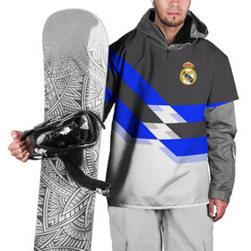 Накидка на куртку 3D с принтом Real Madrid 2018 в Тюмени, 100% полиэстер |  | Тематика изображения на принте: реал мадрид | эмблема