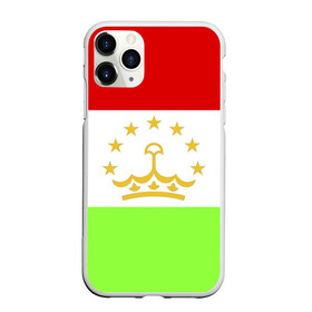 Чехол для iPhone 11 Pro матовый с принтом Флаг Таджикистана в Тюмени, Силикон |  | Тематика изображения на принте: парчами точикистон | таджикистан | точикистон | флаг | флаг таджикистана
