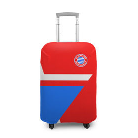 Чехол для чемодана 3D с принтом ФК Бавария 2018 Звезда в Тюмени, 86% полиэфир, 14% спандекс | двустороннее нанесение принта, прорези для ручек и колес | bayern | fly fc | бавария | спорт | футбольный клуб
