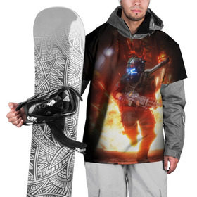 Накидка на куртку 3D с принтом Titanfall в Тюмени, 100% полиэстер |  | Тематика изображения на принте: мех | мехи | пилот | пилоты | спектр | спектры | титан