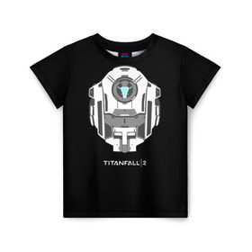 Детская футболка 3D с принтом Titanfall в Тюмени, 100% гипоаллергенный полиэфир | прямой крой, круглый вырез горловины, длина до линии бедер, чуть спущенное плечо, ткань немного тянется | мех | мехи | пилот | пилоты | спектр | спектры | титан