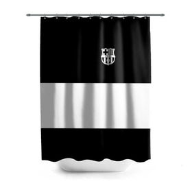 Штора 3D для ванной с принтом FC Barcelona Black Collection в Тюмени, 100% полиэстер | плотность материала — 100 г/м2. Стандартный размер — 146 см х 180 см. По верхнему краю — пластиковые люверсы для креплений. В комплекте 10 пластиковых колец | black collection | fc | fc barcelona | fcb | fly emirates | ronaldo | барселона | зож | клуб | линии | месси | модные | мяч | реал мадрид | спорт | спортивные | тренды | футбол | футбольный клуб | эмблема