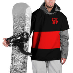 Накидка на куртку 3D с принтом FC Barcelona Black Collection в Тюмени, 100% полиэстер |  | black collection | fc | fc barcelona | fcb | fly emirates | ronaldo | барселона | зож | клуб | линии | месси | модные | мяч | реал мадрид | спорт | спортивные | тренды | футбол | футбольный клуб | эмблема