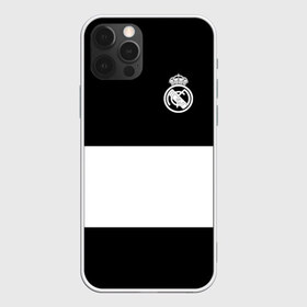 Чехол для iPhone 12 Pro Max с принтом Real Madrid Black Collection в Тюмени, Силикон |  | Тематика изображения на принте: emirates | fc | real madrid | клуб | мяч | реал мадрид