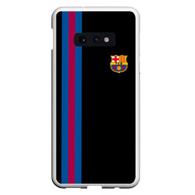 Чехол для Samsung S10E с принтом FC Barcelona Line Collection в Тюмени, Силикон | Область печати: задняя сторона чехла, без боковых панелей | fc | барселона | эмблема