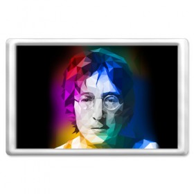 Магнит 45*70 с принтом Джон Леннон 19 в Тюмени, Пластик | Размер: 78*52 мм; Размер печати: 70*45 | 