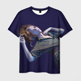 Мужская футболка 3D с принтом Scarlett Johansson в Тюмени, 100% полиэфир | прямой крой, круглый вырез горловины, длина до линии бедер | Тематика изображения на принте: scarlett johansson | скарлет йохансон | скарлетт йоханссон